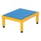Vestil Adj. Steel Stand, 10-1/2-16-1/2 H, 19 x 24, 10.5 Overall Height, Steel, Yellow AHT-H-1924 - alternate 2